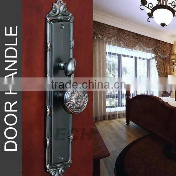 Brass ORBH antique door handle