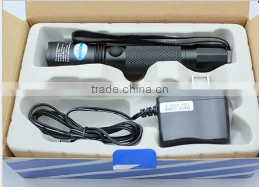 Rechargeable Aluminum Zoom Led Flashlight Torch