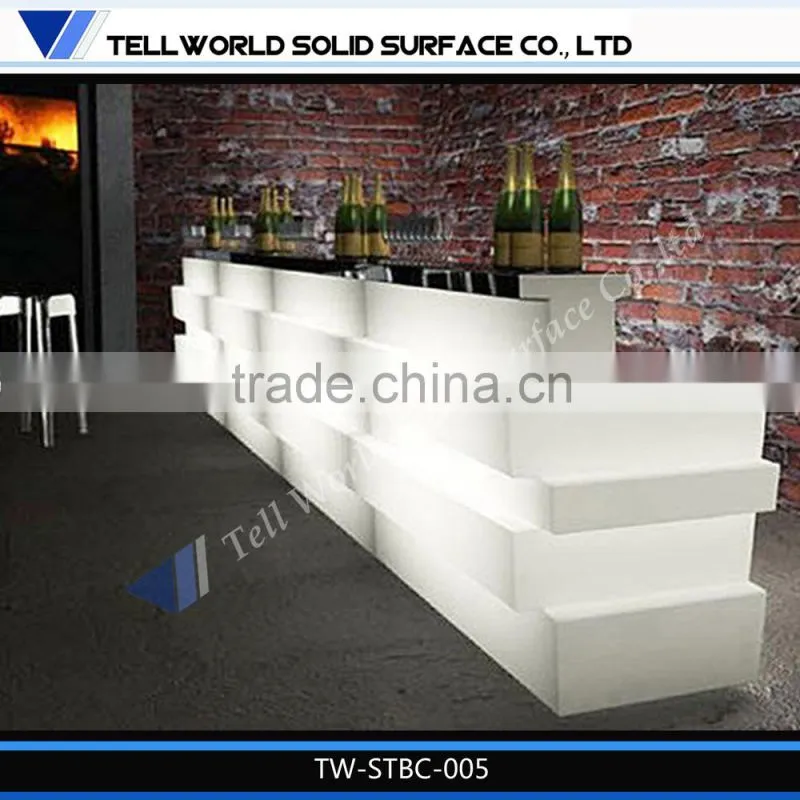Fashion snake bar counter with light/Fantacy Shape Design Bar Counter for Sale