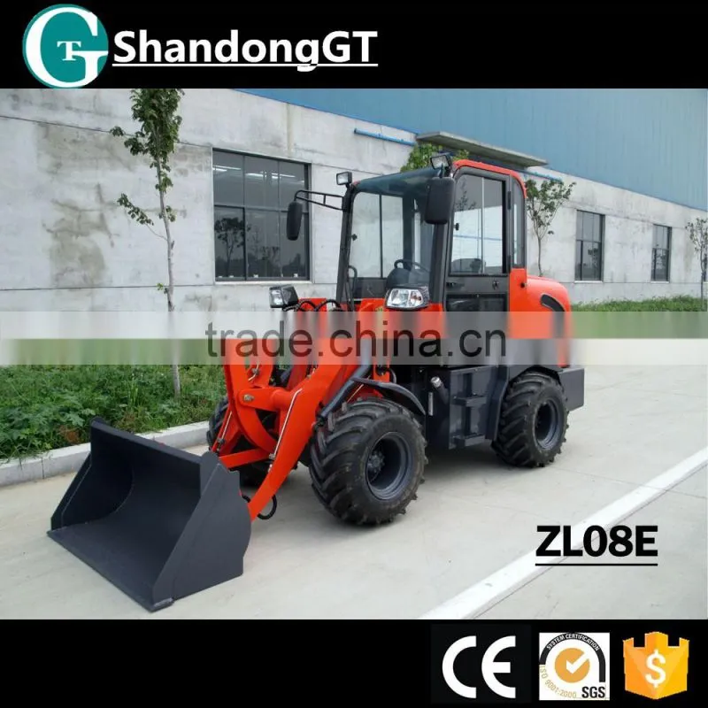 ZL08E mechanical operation, Joystick control cheap wheel loader