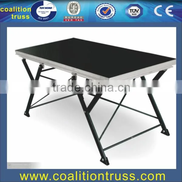folding aluminum portable stage for concert/outdoor concert stage