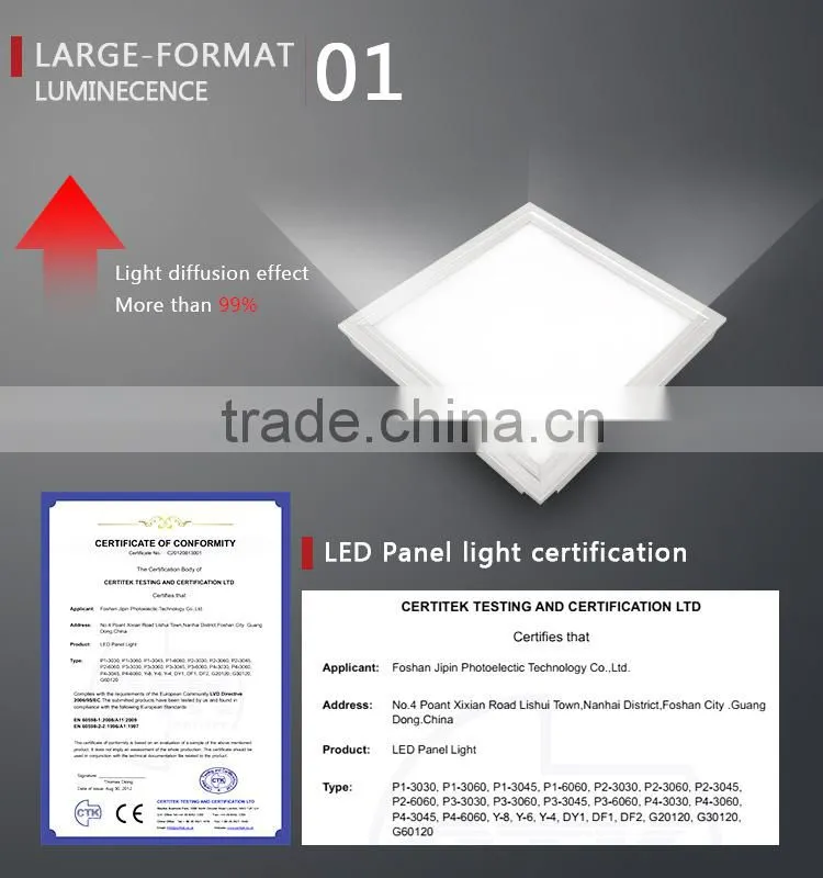 FOSHAN LED panel light ceiling light 30*30