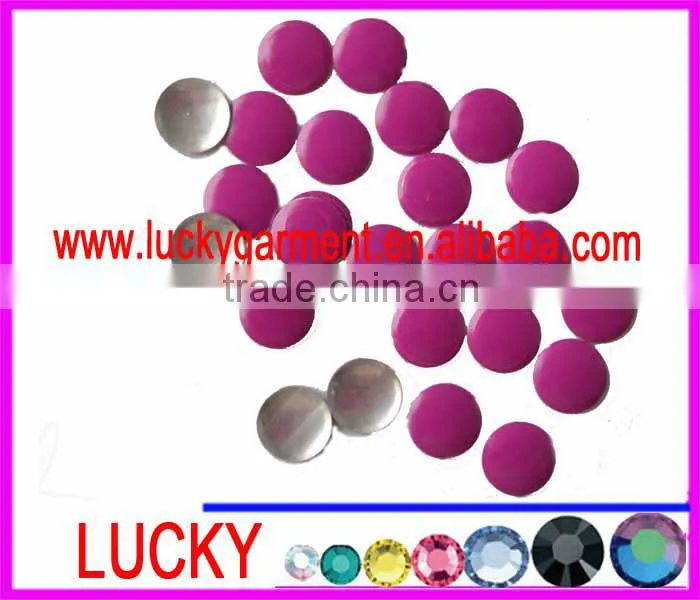 hot fix nailhead neon color fluorescent nailhead iron on studs