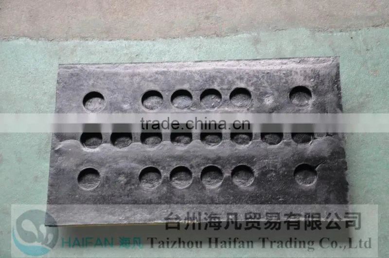500*300*40mm New Products rubber speed bump for Crossroads /High quality hot sell rubber speed bump used in Intersection