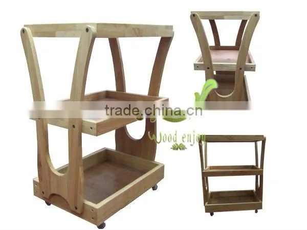 Smooth Surface Flower Shelf SPA Furniture Beauty Salon Trolley