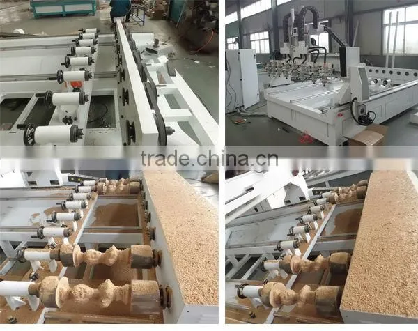 Multi Function Rotary Router Machine 3D 8 CNC