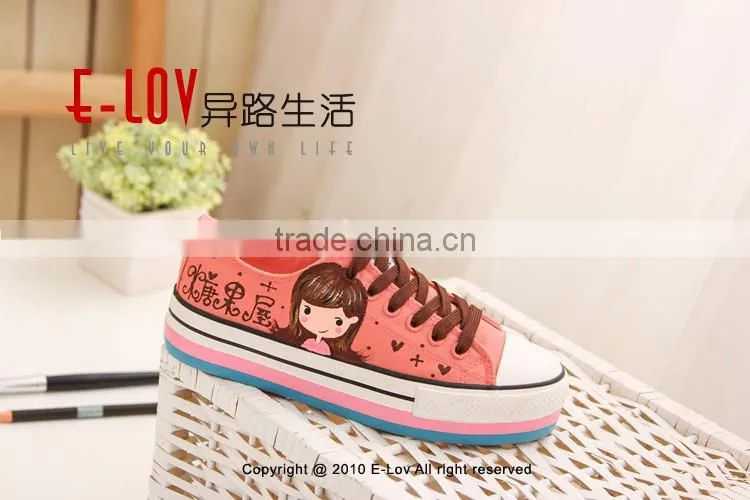2015 Hot sales high quality wholesale no lace womens shoes