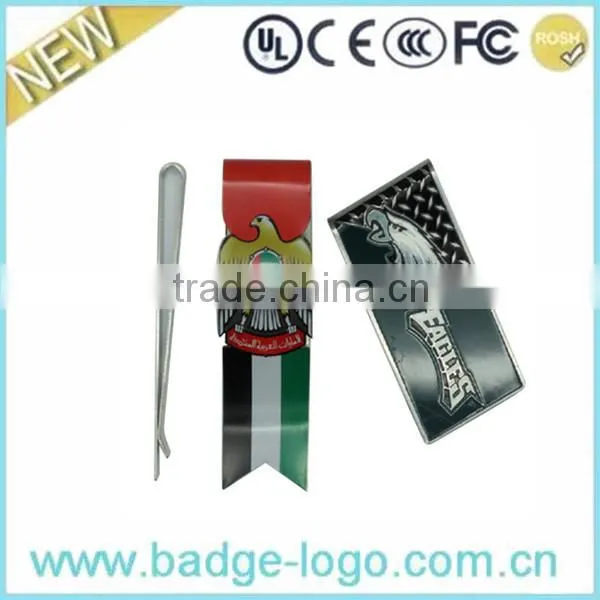 Hot metal letters logo money clip