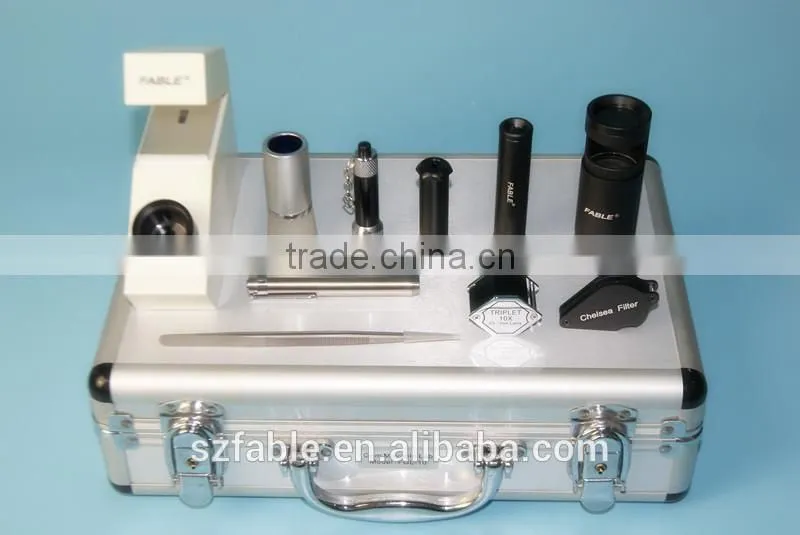 Multi-Functional Professional New Gem Testing Toolkit with 10 kinds of Gem Indentification Instruments