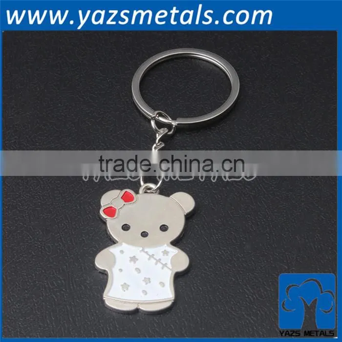 promotion 3D engrave custom keychain metal