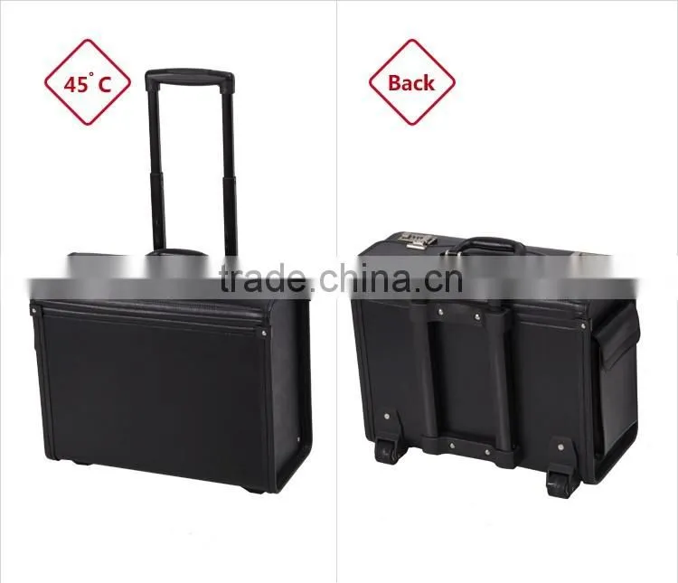 Professional Personalized Custom Fashion Style Pvc Leather Makeup Travel Bag Suitcase