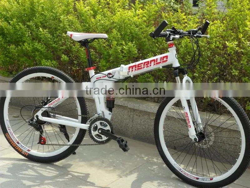 26-inch folding mountain bike 21 speed high-carbon steel shock absorbing mountain bike
