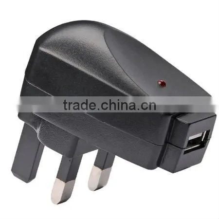 CE and RoHS Approved Plug for All Country USB Wireless Power Adapter Mobile Phone Battery Charger