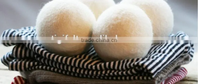 Felt Laundry Balls in 100%natural wool