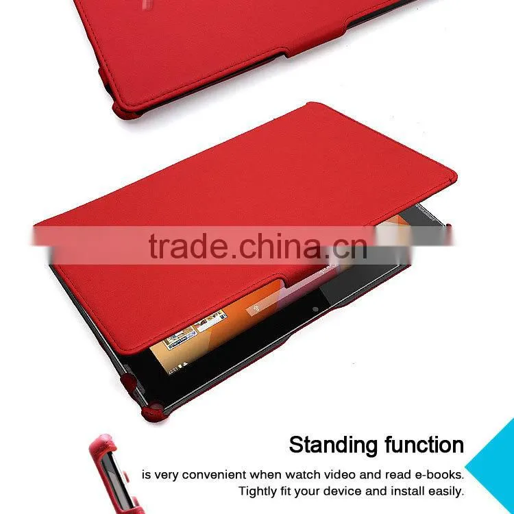 For Medion Lifetab S10334, heat setting leather tablet case for Medion Lifetab MD98811