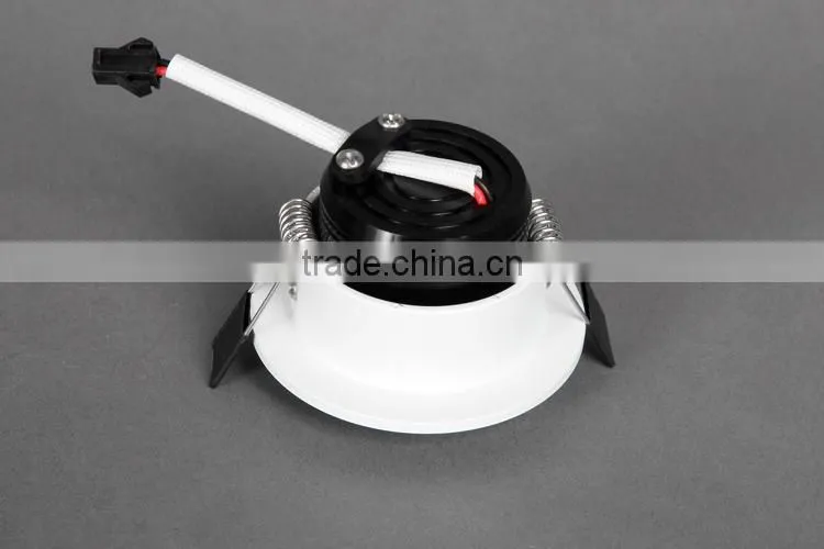 Recessed mini spot light 3w led downlight with black anti-glare inner ring