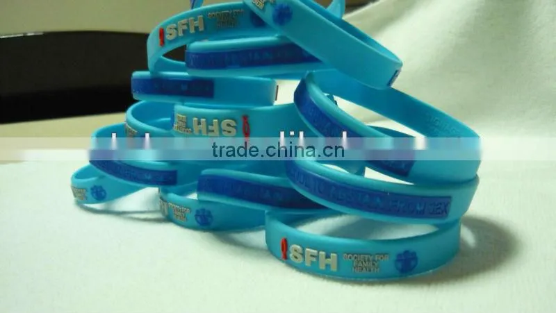 silicone bracelet in belgium flag colour for 2014 brazil world cup