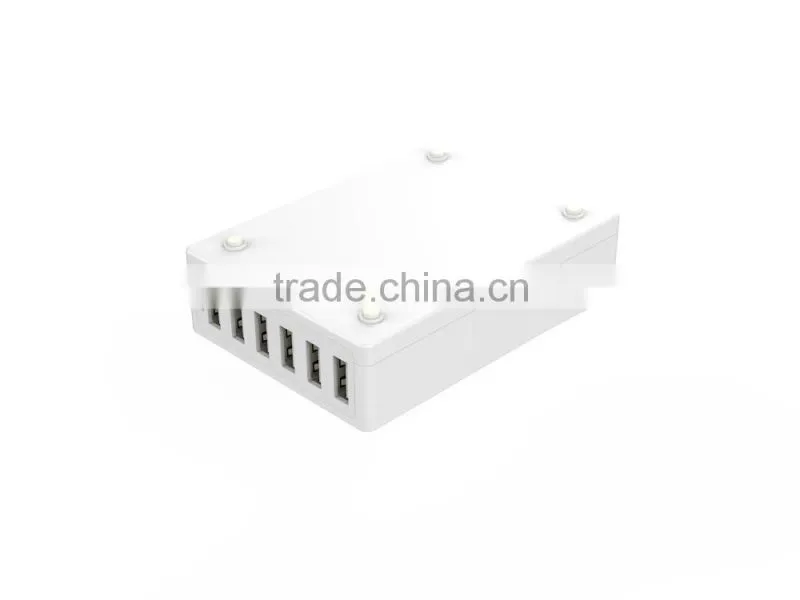 Trusda Desktop universal Portable 6 Ports USB Wall Charger with OEM Power bank Manufacturer