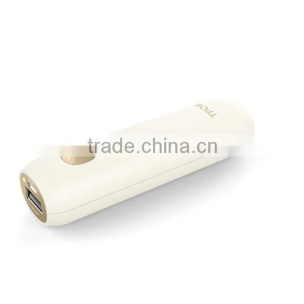2016 new gift 3000mAH lipstick power bank
