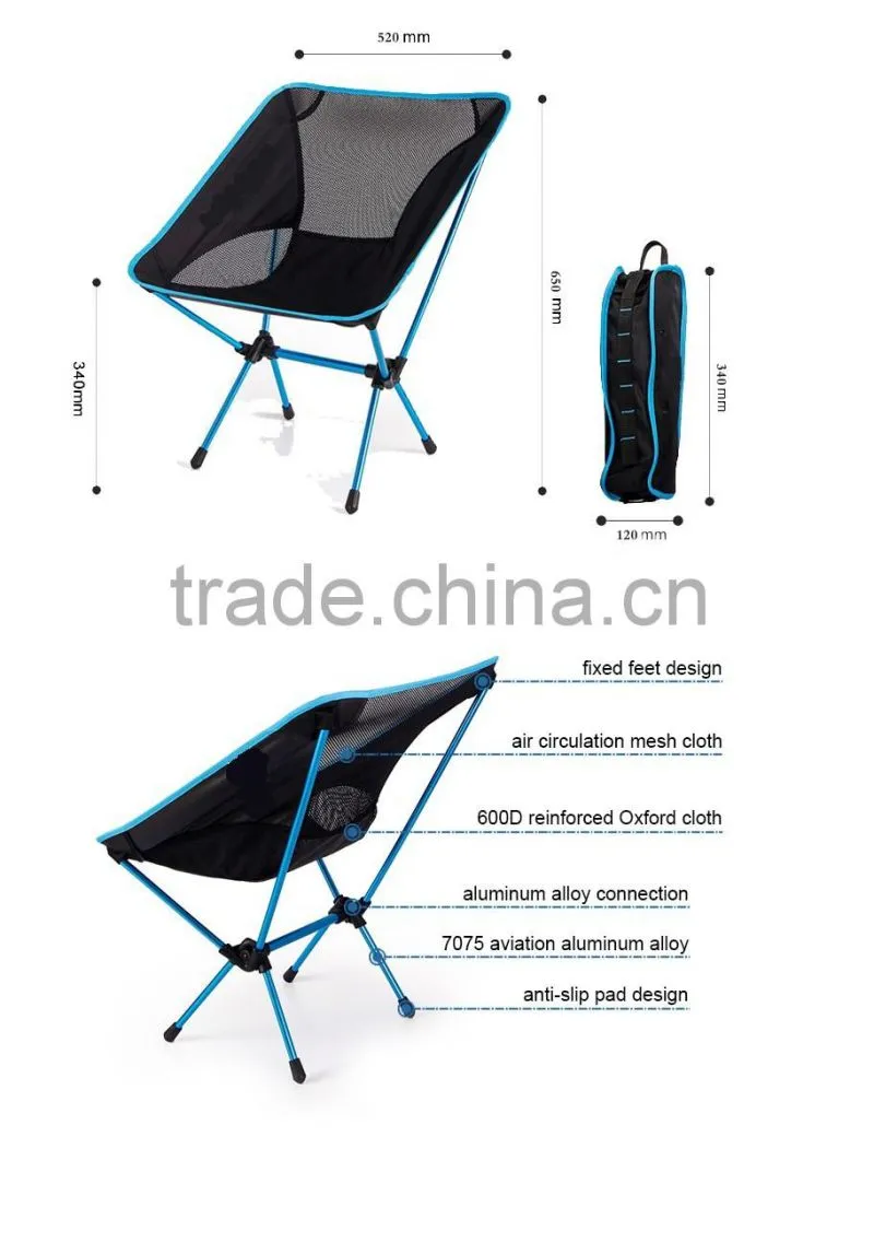 outdoor folding moon chair / fishing round chair