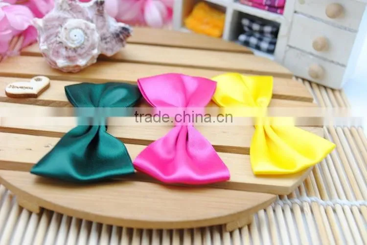 high quality satin ribbon bow for bottle decoration