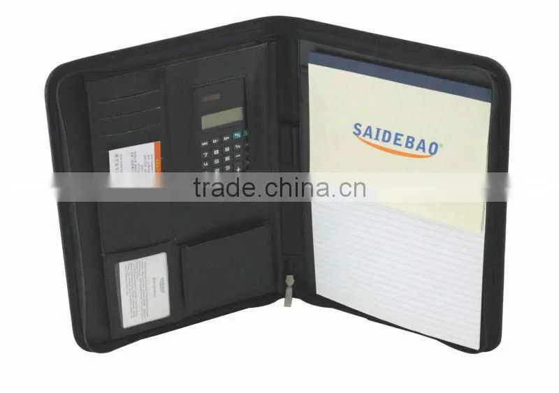 new 2014 A4 A5 men Leather portfolio