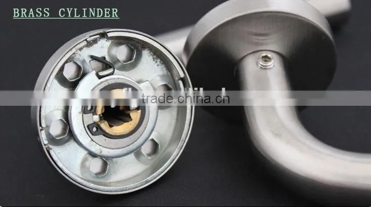 High-quality TRI-CIRCLE Stainless steel wholesale household anti-theft double sided door handle locks, stainless steel handles