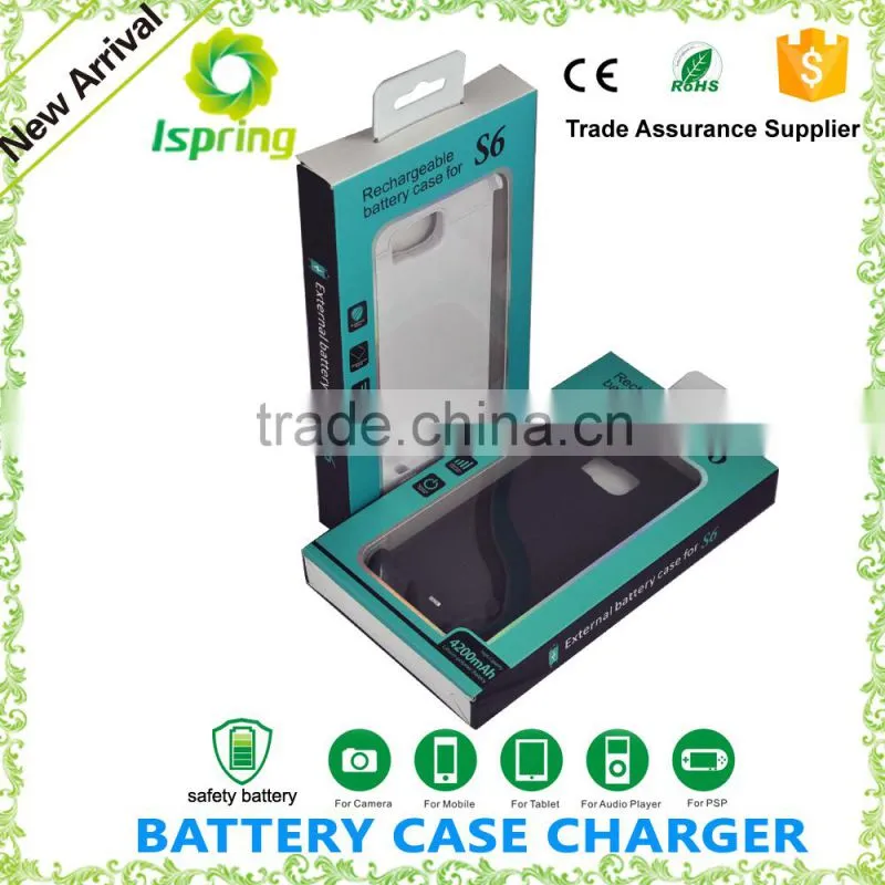 oem china manufacturer ultra thin power bank case for iphone 6, external backup battery