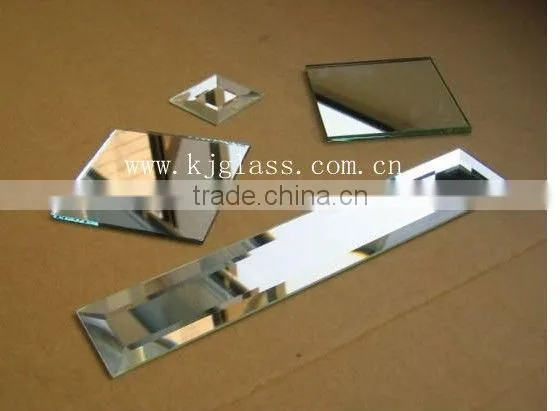 diamond shaped silver mirror with CE&ISO9001