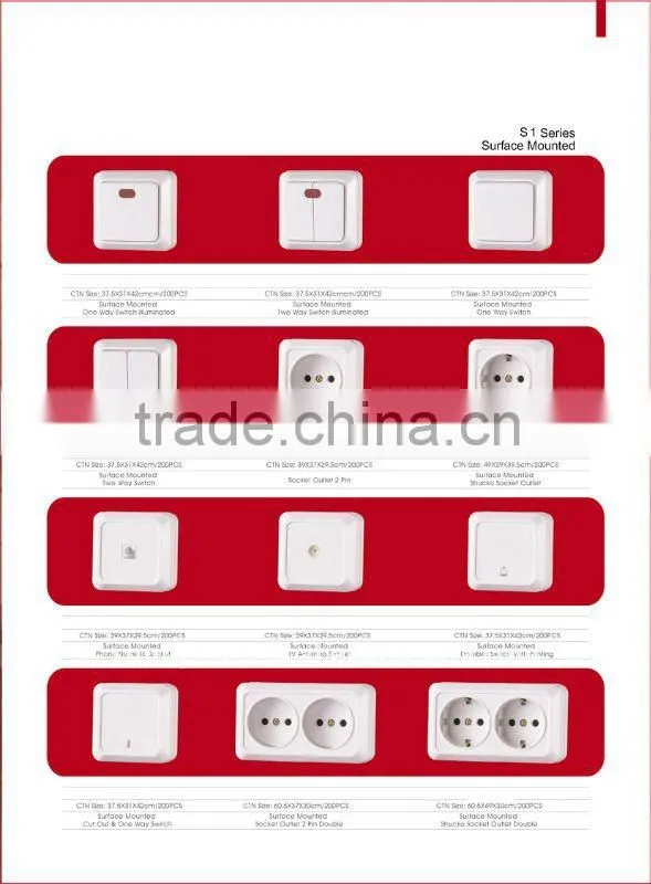 waterproof doorbell switch(surface mounted)