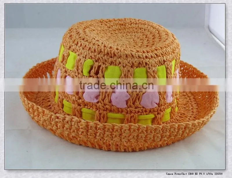 Fashion kids straw hat cheap