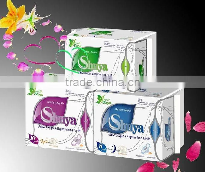 To be agent of Shuya brand for Sanitary Napkin Anion