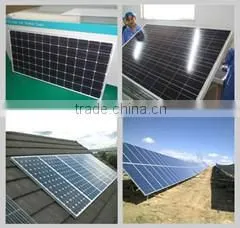 On grid PV system 9KW solar panel / inverter