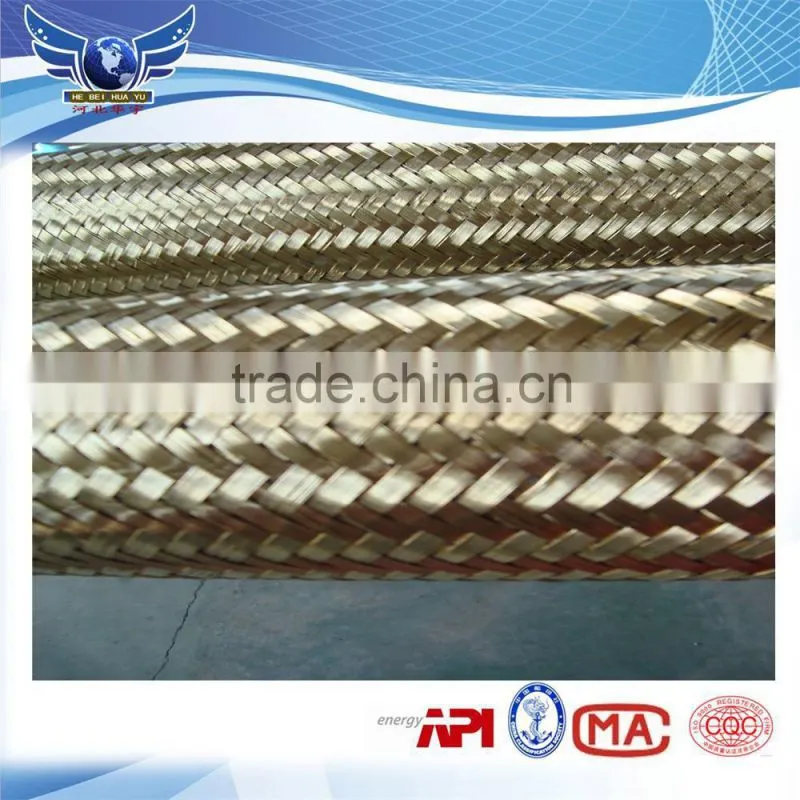 Wire spiraled/braided rubber hydraulic hose