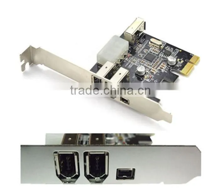PCI Express x1 PCI-E FireWire 1394a IEEE1394 Controller Card