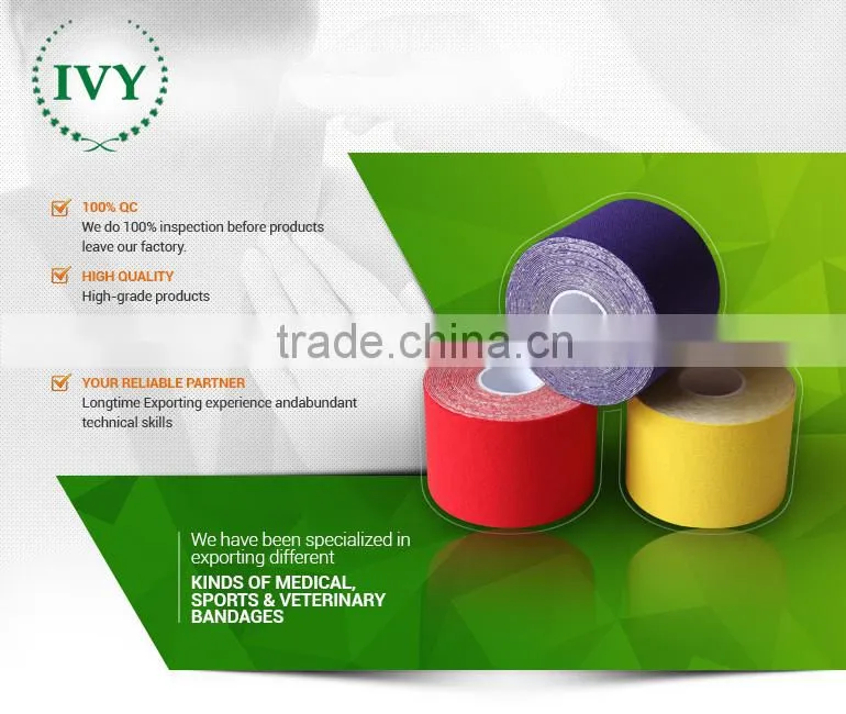 kinesiology tape for athletes elastic printed sport adhesive kinesiology tape