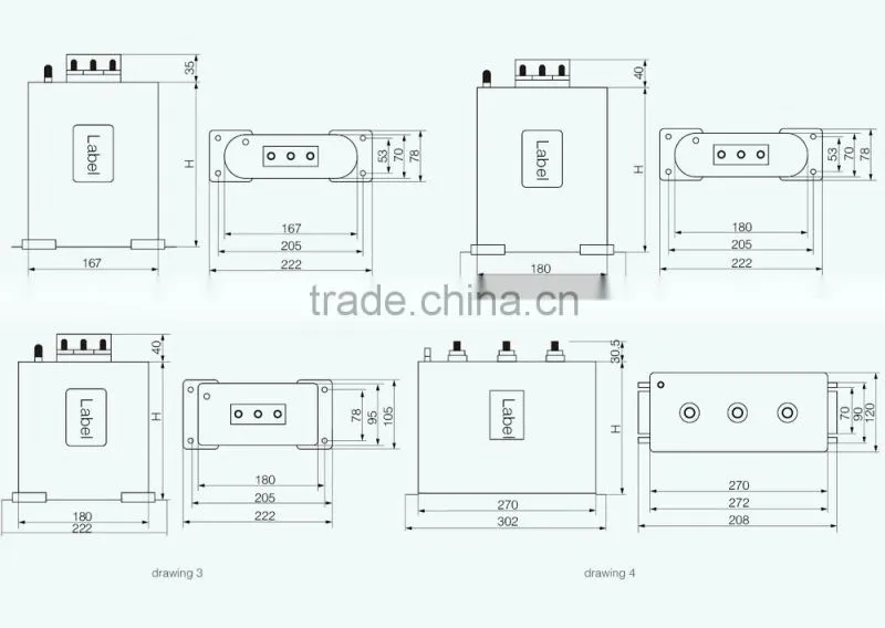 BSMJ series of self healing low voltage shunt capacitor