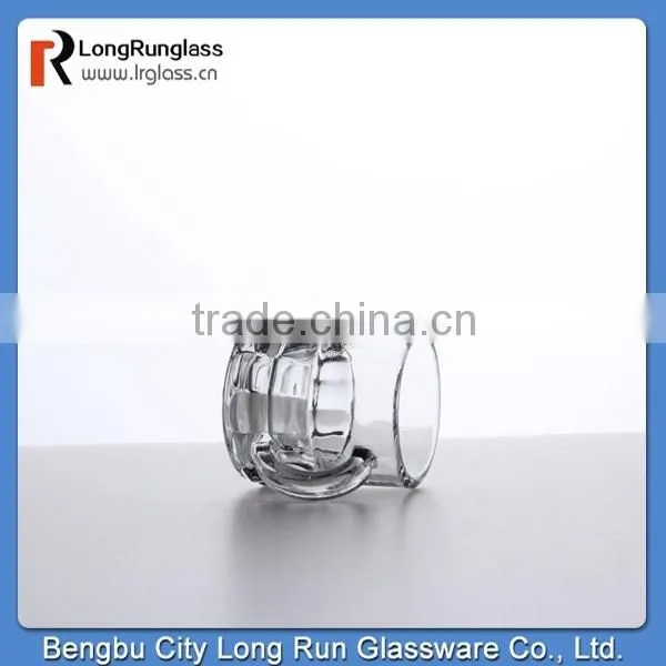 LongRun 30ml sprinted unique design bottom white wine glasses with handle,manufacturer
