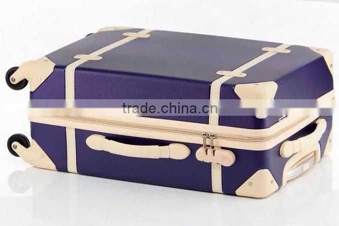 2 Piece ABS Luggage Set Vintage Suitcase