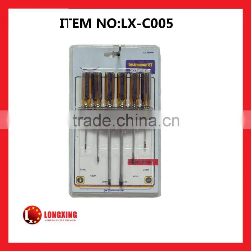 Factory Supply best selling promotion 6 pcs multi-function screwdrivers set