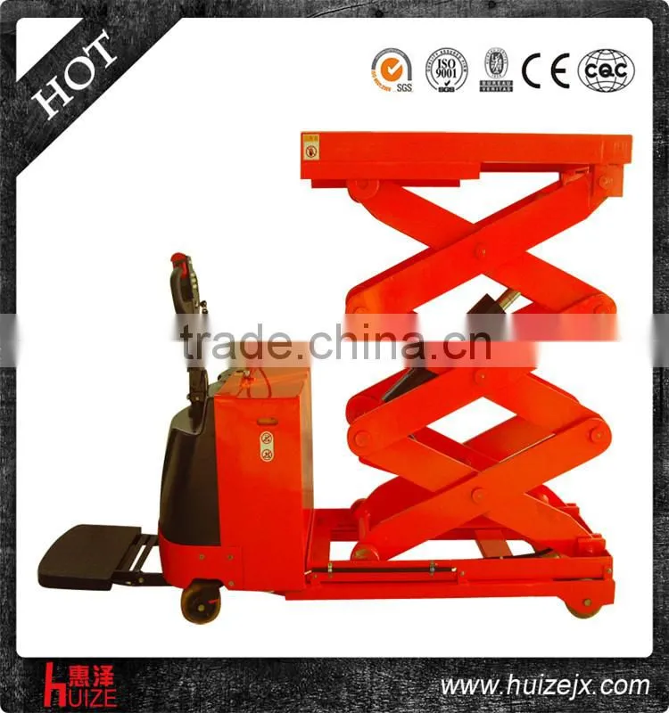 Electric Mobile Scissor Lift Pallet Truck