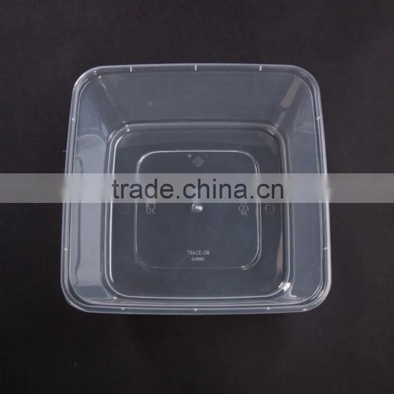 SM6-3104 750ml Plastic Food box Outdoor picnic food storage container PP Tableware lunch box