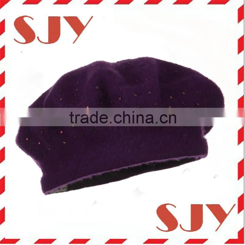High quality military mens wool beret caps