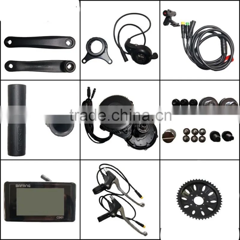 bb02 bafang e-bike kit with extension botton braket 100mm fat e bike ( BBS02 48V 750W )