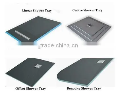 Shower stainless drain polymer concrete channel