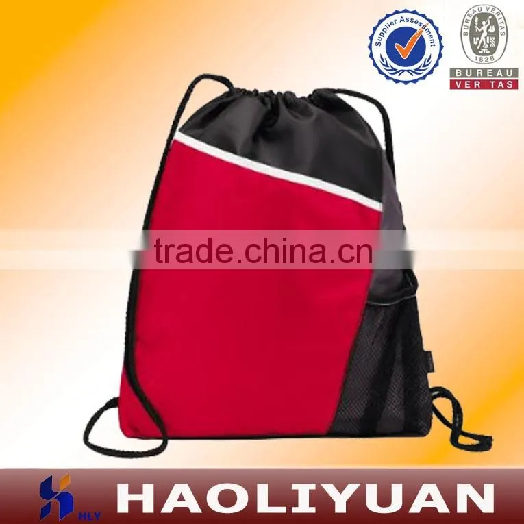 210D polyester drawstring bag/backpack