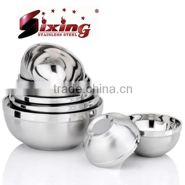 Chinese Product Stainless Steel Rice Bowl / Bowl Set/Mixing Bowl