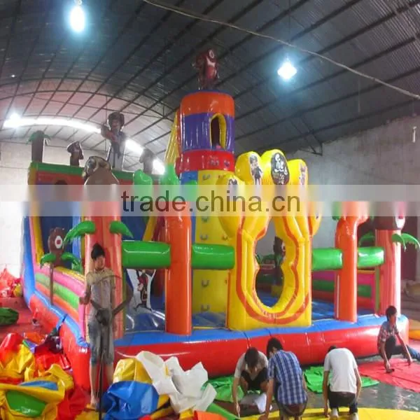 amusement park kids game inflatable castle/sale cheap bouncy castles china