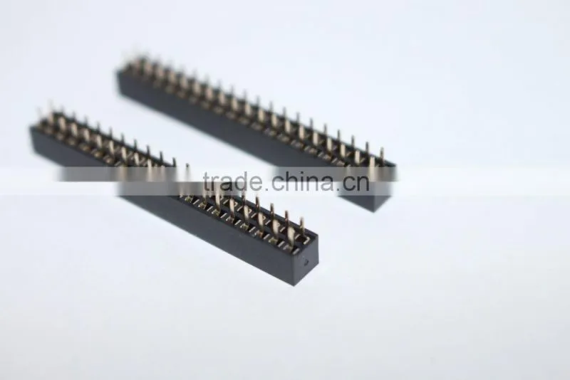 2.0mm double row straight Female header 2~40 pin