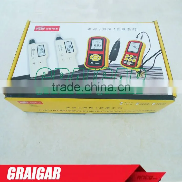 GM63B Digital Vibrometer, vibrometer tester,Vibration Meter 0.1-199.m/S2 peak(rms*v2)